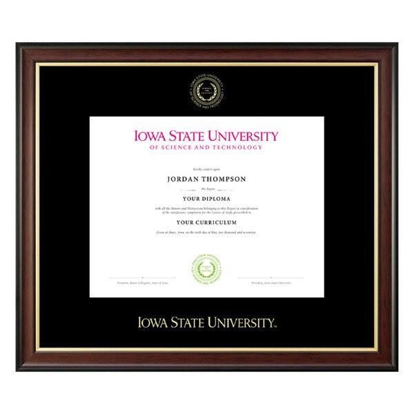 Church Hill Classics Embossed Seal Doctoral Diploma Frame #5